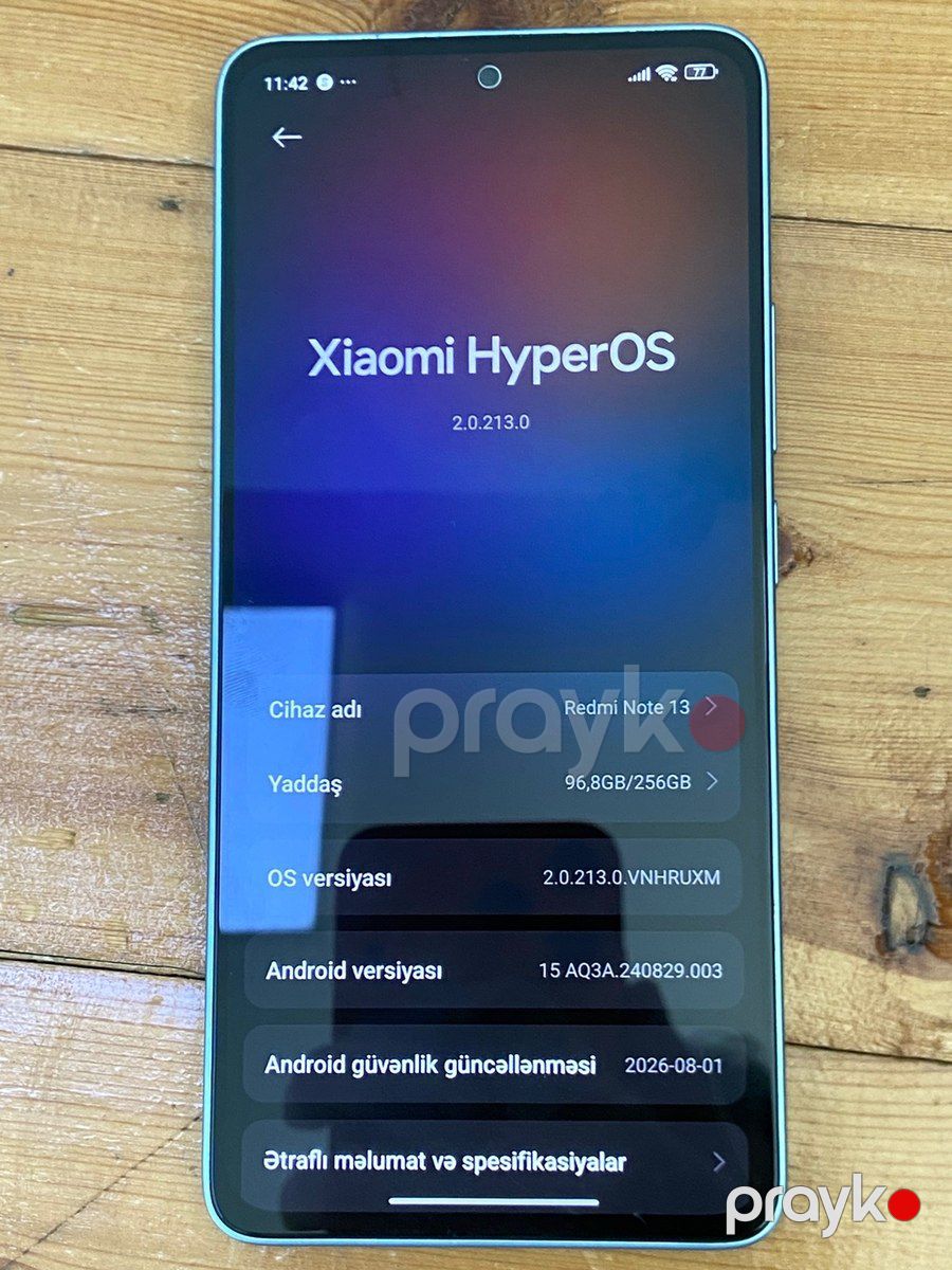 Xiaomi Redmi Note 13 Ice Blue 256GB/8GB — Smartfonlar, Şamaxı (3)
