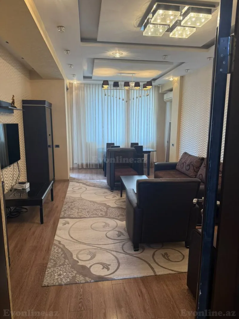 Kirayə verilir 2 otaqlı Mənzil Yeni tikili 100 m² Bakı, Nərimanov r., Bakmil m — Mənzil, Bakı (4)