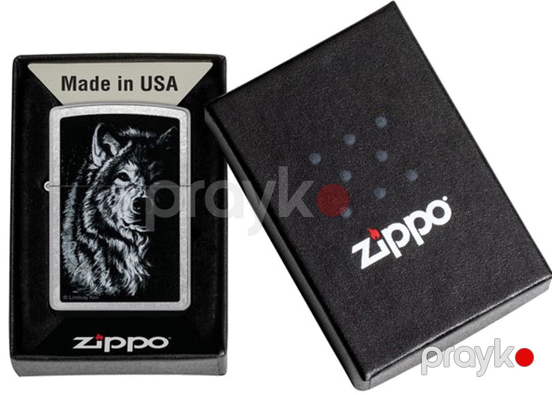Alışqan Zippo Zippo Lindsay Kivi Wolf Street Chrome 46149 — Mallar, Bakı (3)