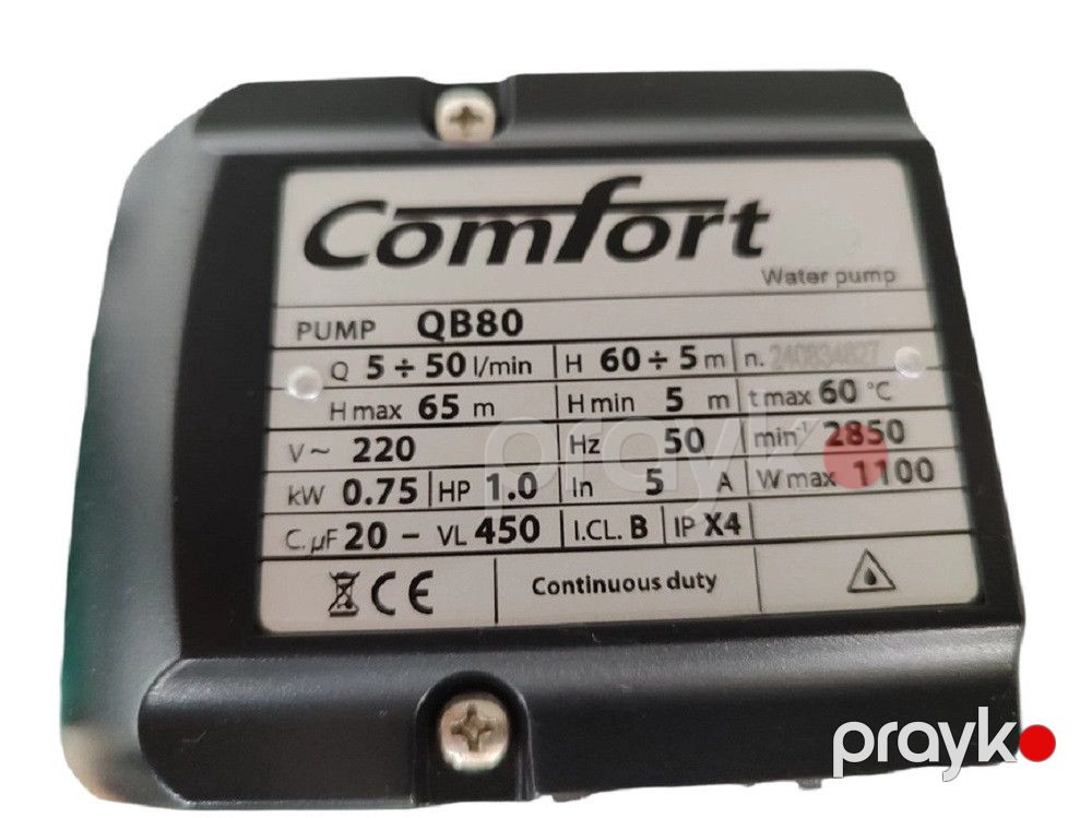 Su nasosu Comfort QB80 + Hidrofor dəsti — Mallar, Bakı (3)