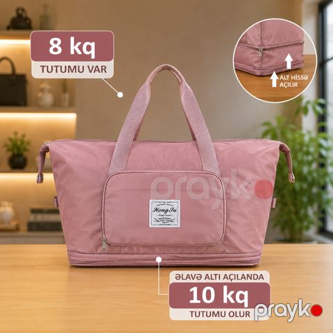 Yol çantası, oksford, 40 l, çəhrayı — Bakı