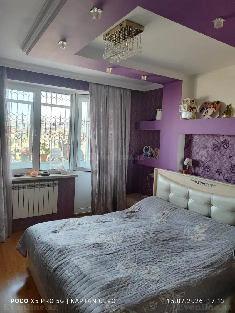 Satılır 3 otaqlı Mənzil Köhnə tikili 86 m² Bakı, Sabunçu r., Bakıxanov — Mənzil, Bakı (7)