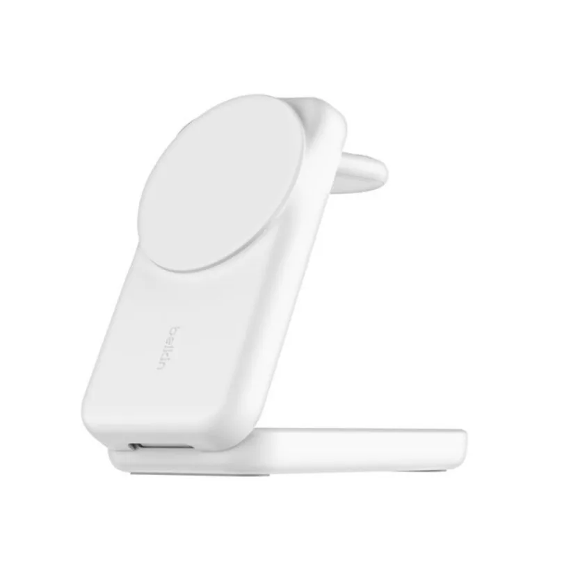 Enerji toplama cihazi Belkin 25W Qi2 3-in-1 Foldable charger White — Bakı
