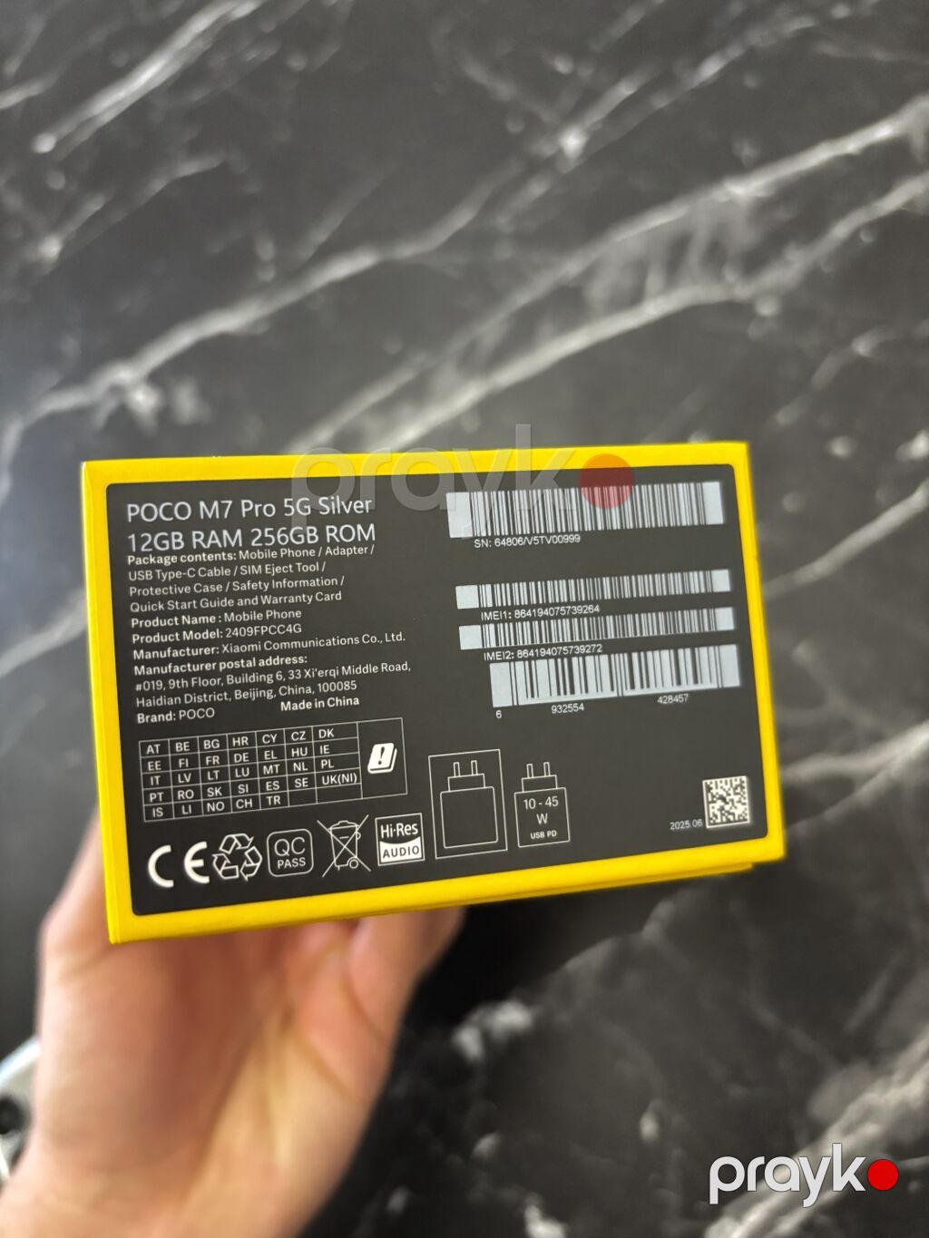 Poco M7 Pro 5G, 256 GB, rəng - Gümüşü, Zəmanət — Xiaomi, Bakı (3)