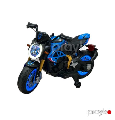 Uşaqlar üçün motosikl 229, 3-8 yaş, göy/qara — Bakı