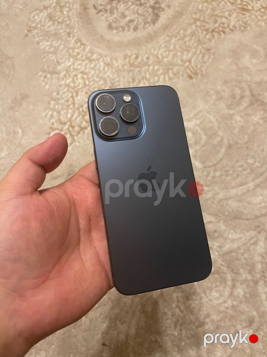 Apple iPhone 15 Pro Max Blue Titanium 256GB/8GB — Smartfonlar, Bakı (2)