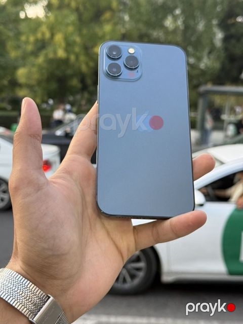 IPhone 12 Pro Max, 128 GB, Sierra Blue, Face ID — Bakı