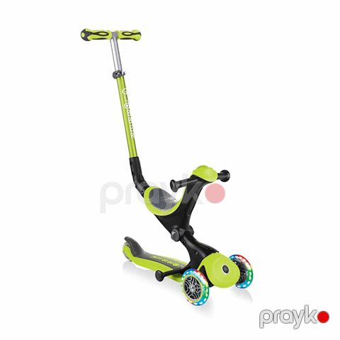 Samokat Globber Go Up Deluxe Lights 646-106, 15+ ay, yaşıl — Bakı