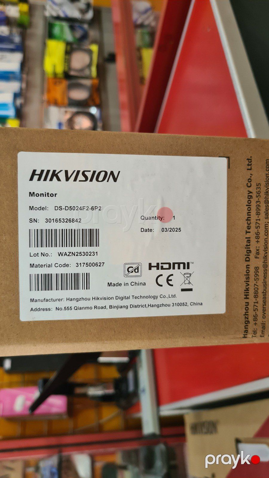 Monitor Hikvision Full HD İPS 100 HZ — Kompüterlər və noutbuklar, Bakı (6)