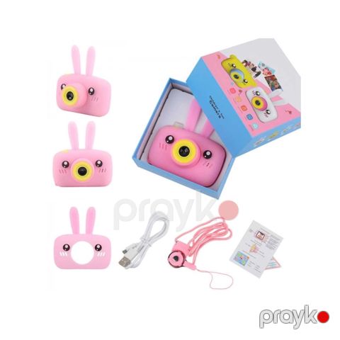 Uşaqlar üçün rəqəmsal fotoaparat Children's Fun Camera, çəhrayı, 80х46х45 mm — Bakı