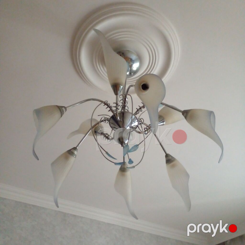 Çılçıraq, 9 lampa, Metal — Tavan is?qlar? v? cilc?raqlar, Saray (2)