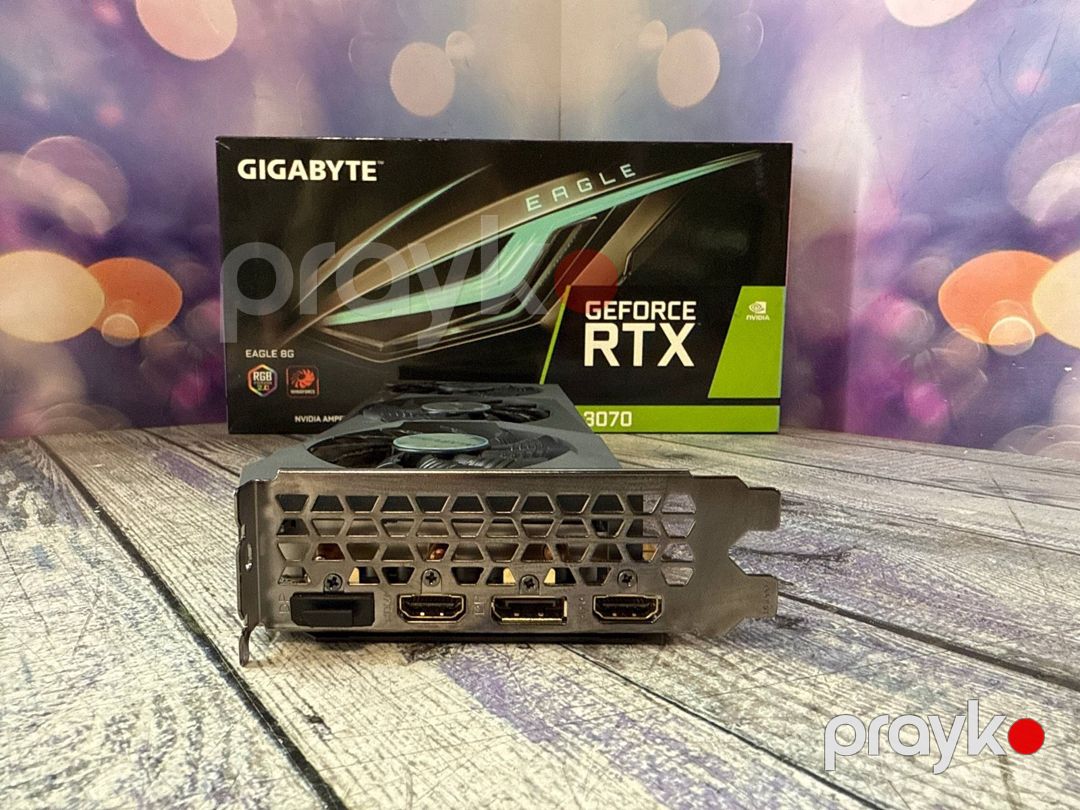 Video kart Gigabyte RTX 3070 Eagle 8GB — Kompüterlər və noutbuklar, Bakı (3)