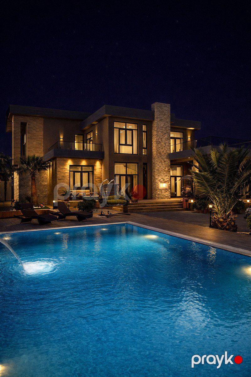 İcarəyə verilir 6 otaqlı həyət evi/bağ evi 500 m² — Ev, villa, Bakı (3)