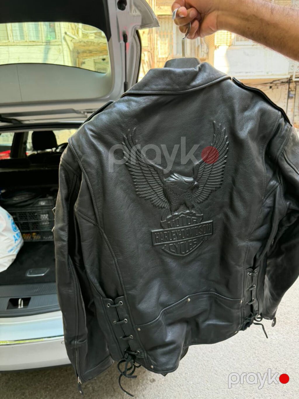 Harley-Davidson dəri motosiklet gödəkcəsi - Rəng: qara - Material — Motosiklet geyimi, Bakı (2)