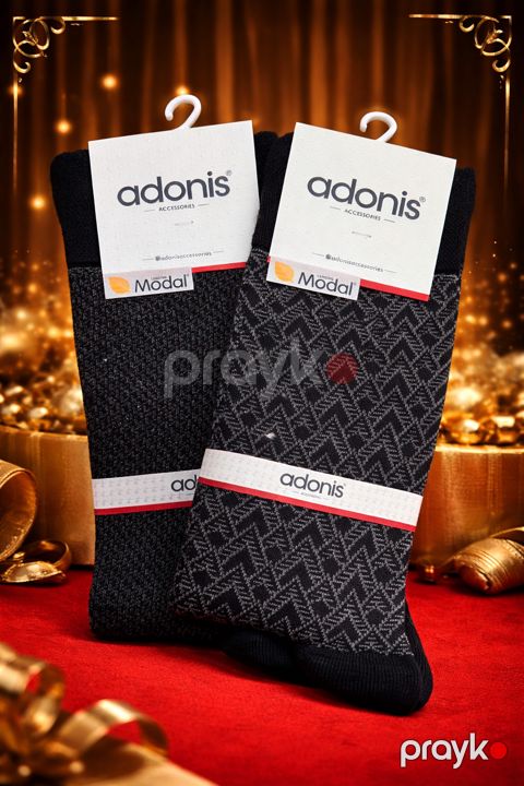 Corab dəsti kişilər üçün Adonis, qara, modal, ölçü 40-44 — Bakı