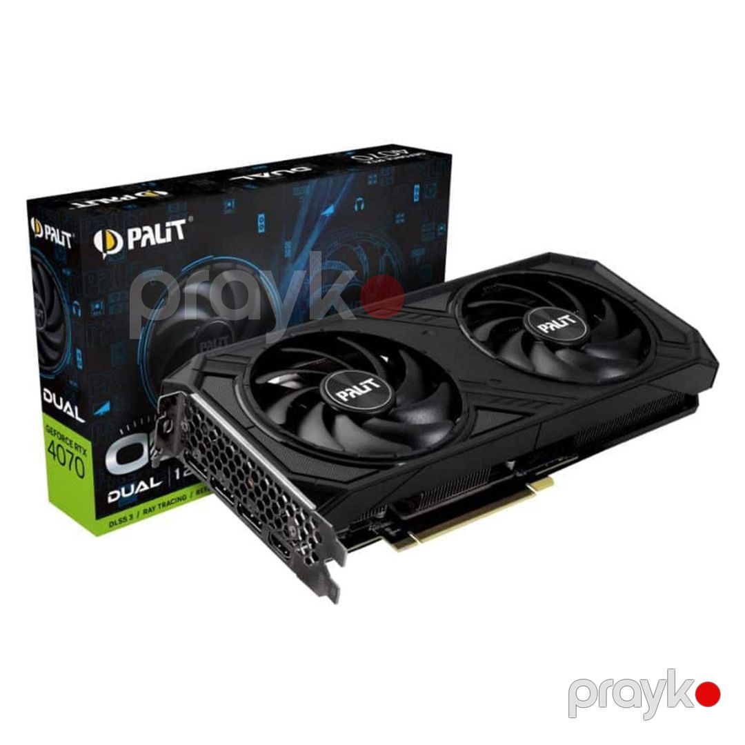 Vga Palit RTX 4070 dual 12GB GDDR6X (NED4070019K9-1047D) — Kompüterlər və noutbuklar, Bakı (3)