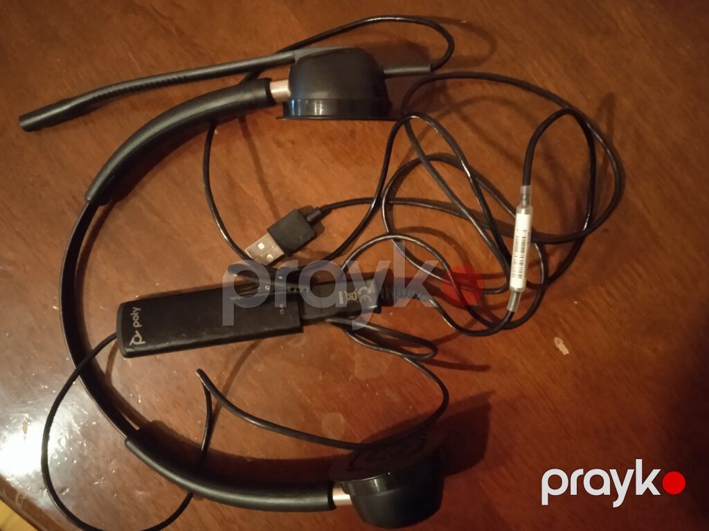 Poly (Plantronics) USB ofis qulaqlığı işlənmişdi istəyən vhatsappa — Səs texnikası, Bakı (2)