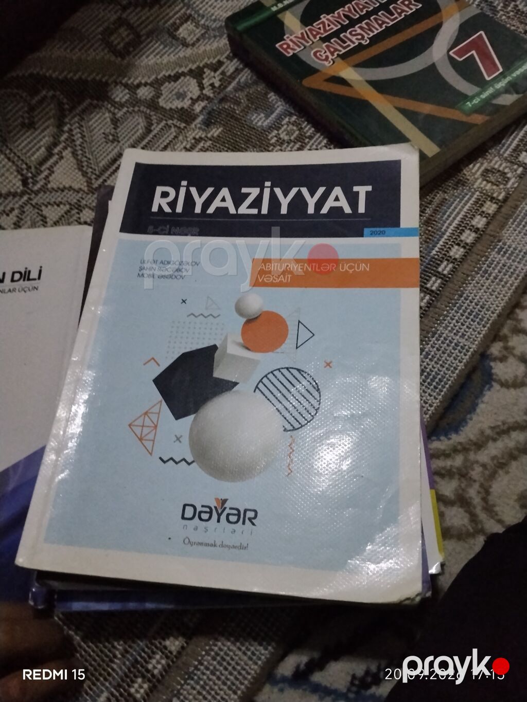 Riyaziyyat 7-ci sinif, 2020 il — Kitablar, Bakı (4)