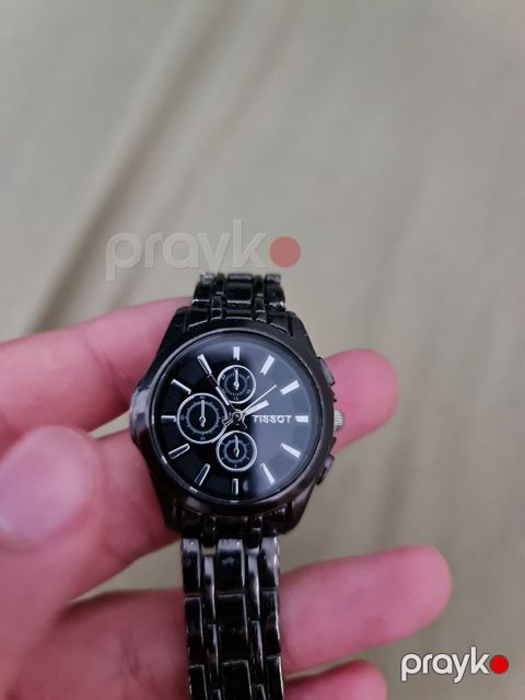Tissot qol saatı – klassik qara dizayn - Rəng: tam qara (korpus və — Bakı