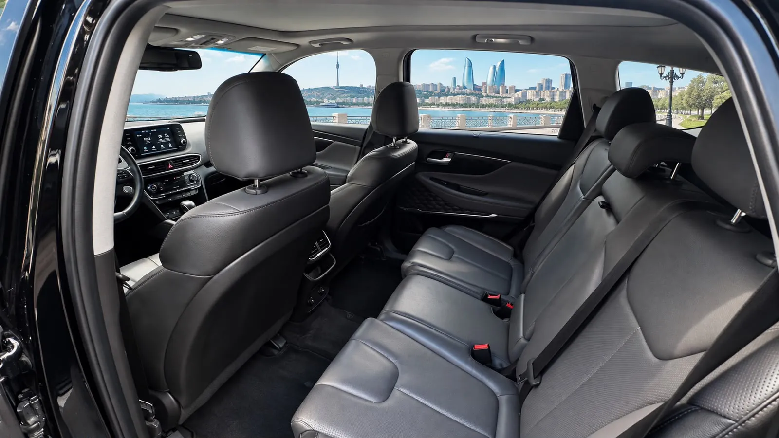 Hyundai Santafe 2025 — gündəlik icarə — Minik avtomobili icarəsi, Bakı (4)