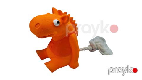 Игрушка для собаки Mısoko, бегемот с веревкой — Bakı