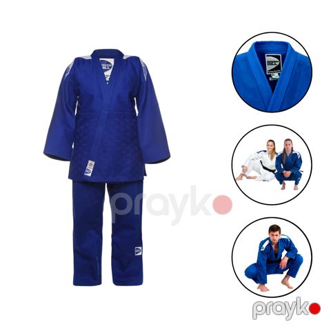 Kimono Green Hill 3786, göy, 160 sm — Bakı