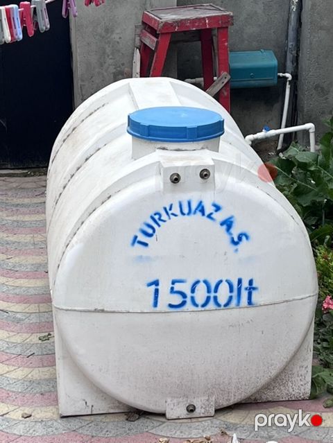 Su çəni – Turkuaz A.Ş., 1500 litr - Tutum: 1500 litr (üzərində qeyd — Digah