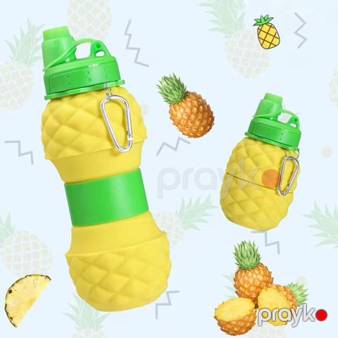 Su qabı açılıb-yığılan, 600 ml, Sarı - Gstore 122 — Bakı