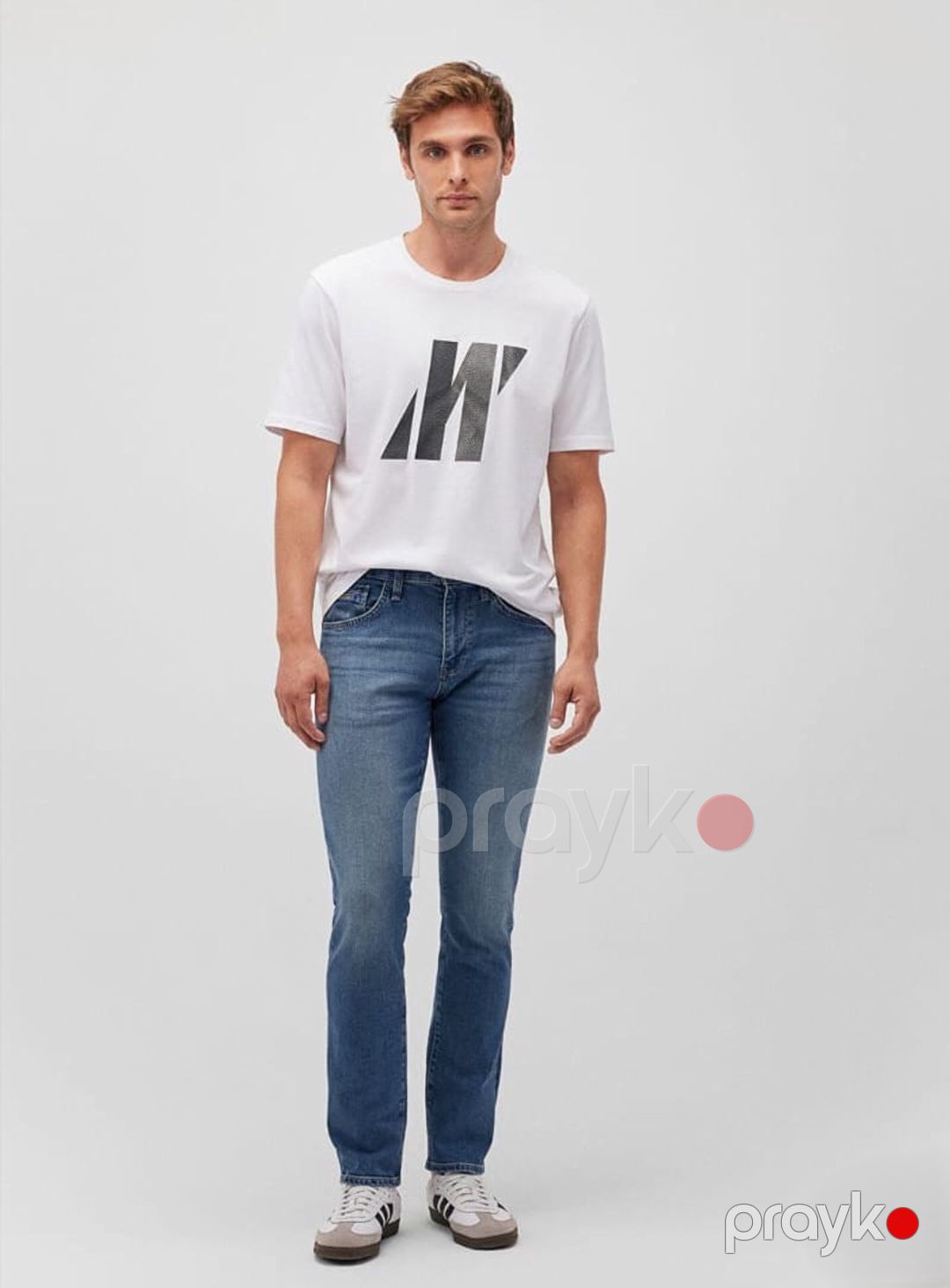 Kişilər üçün dar cins model10028, mavi, pambıq, ölçü 33 — Mallar, Bakı (3)