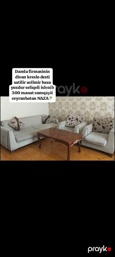 Damla firmasinin divan kreslo desti satilir acilmir baza yoxdur — Digah
