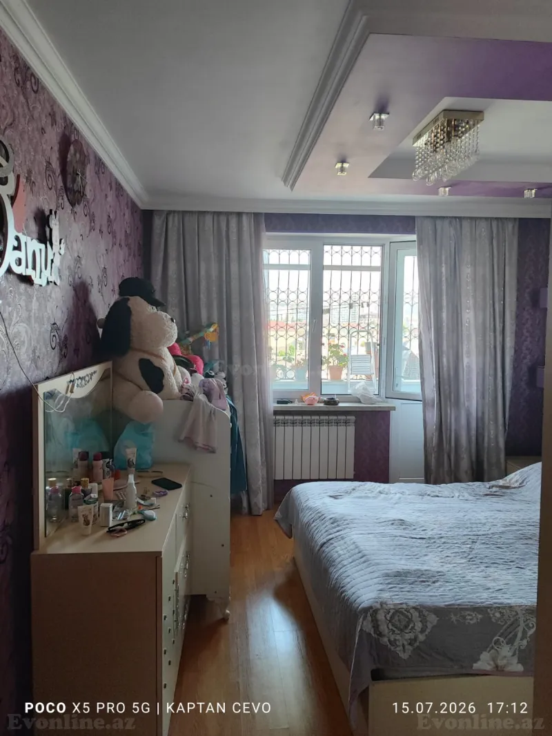 Satılır 3 otaqlı Mənzil Köhnə tikili 86 m² Bakı, Sabunçu r., Bakıxanov — Mənzil, Bakı (8)