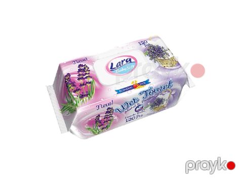 Nəm salfetlər Lara Baby Soft Lavander Dream 120 əd — Bakı