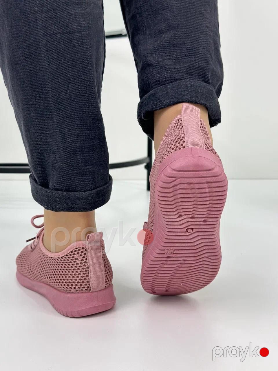 Qadınlar üçün slipon w-150-5, çəhrayı, parça, ölçü 36 — Mallar, Bakı (2)