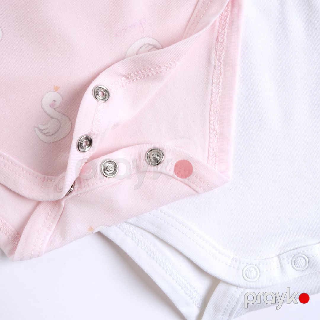 Qızlar üçün 2 ədədli bodi dəsti Chicco 9011692000000-11, rəngbərəng, pambıq/elastan, ölçü 6 ay — Mallar, Bakı (2)