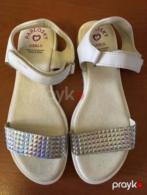 Rəng - Ağ Basanojkalar, Pablosky, Ölçü: 38, Qız üçün — Bakı