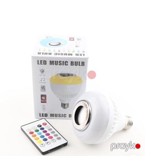 Bluetooth Dinamikli RGB LED Ağıllı Lampa gecə — Bakı