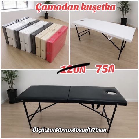 Çamodan kuşetka – portativ masaj/estetik masası - Çamodan tipli — Sumqayıt