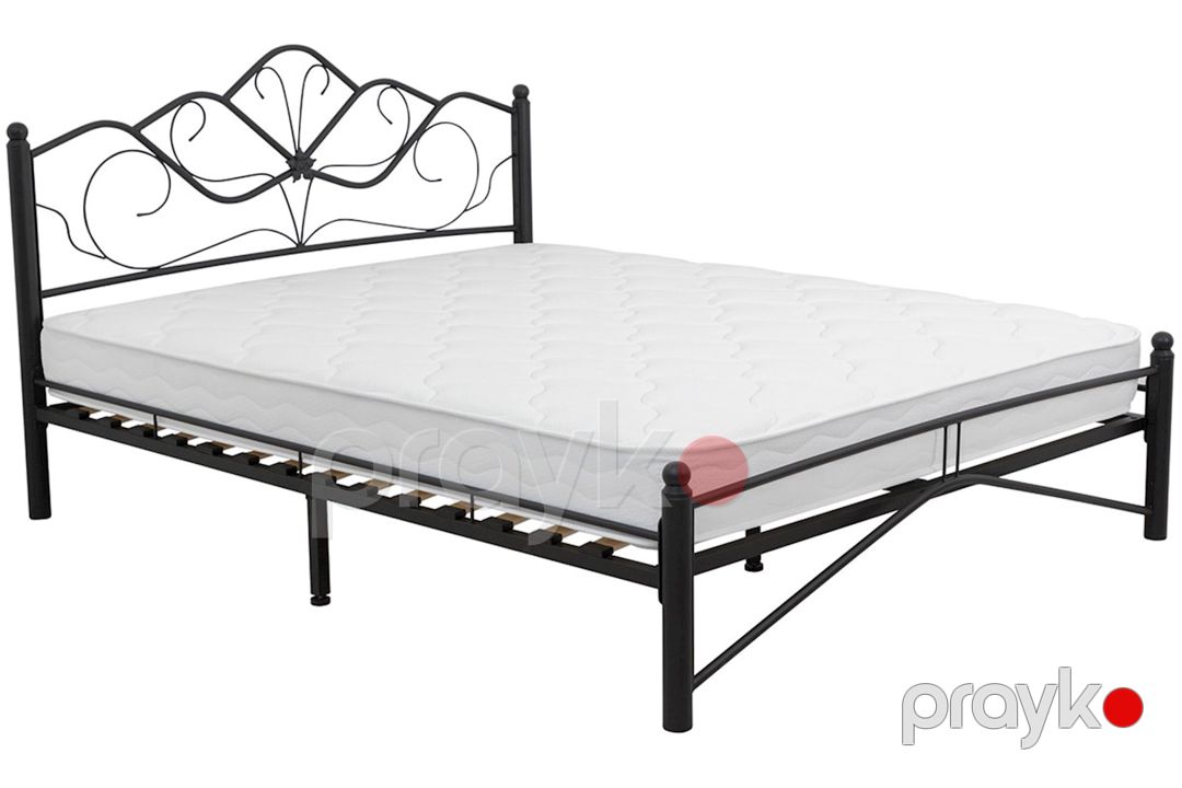 İki nəfərlik çarpayı Askona Luara 200x160 sm, qara — Mallar, Bakı (3)
