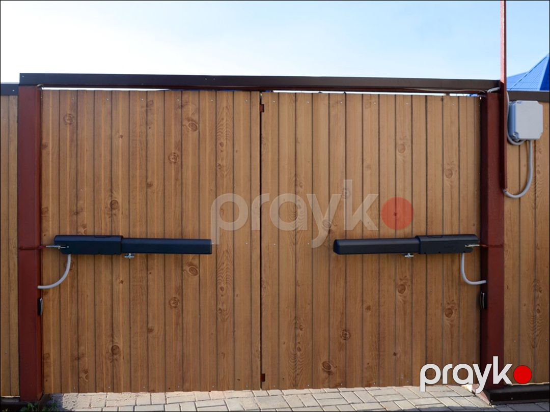 İki laylı darvaza mühərriki Alutech Ambo swing 5000 Pro — Təmir və inşaat, Bakı (9)