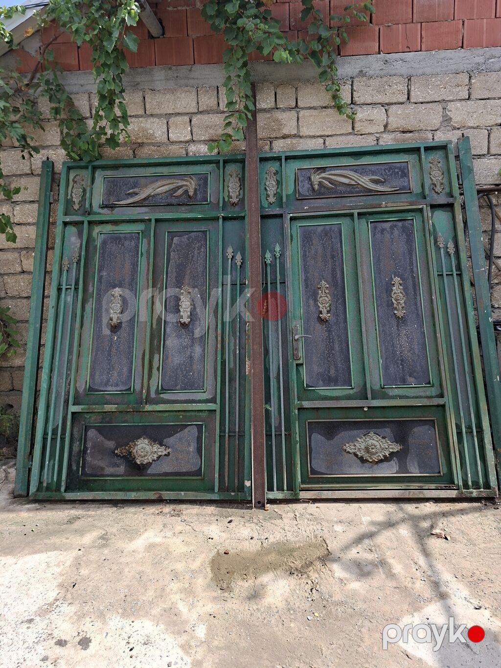 3ÜN 2.50 ƏLA Vəziyyətdə Metall darvaza dəsti - Material: tam metal — Pəncərələr, qapılar, balkonlar, Mehdiabad (2)