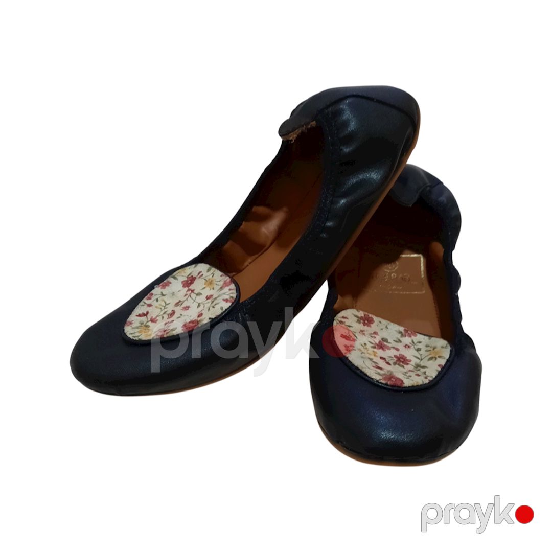 Qadınlar üçün yumru burun baletkalar Rollbab CL24040, qara, təbii dəri, ölçü 40 — Mallar, Bakı (2)
