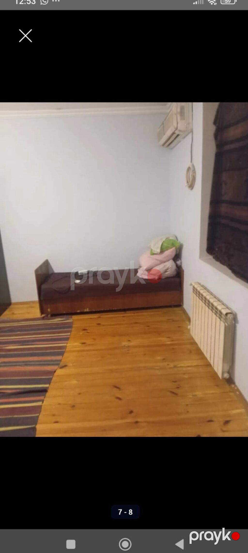 60 kv. m, 2 otaqlı, Kombi, Qaz, İşıq — Ev, villa, Bakı (6)