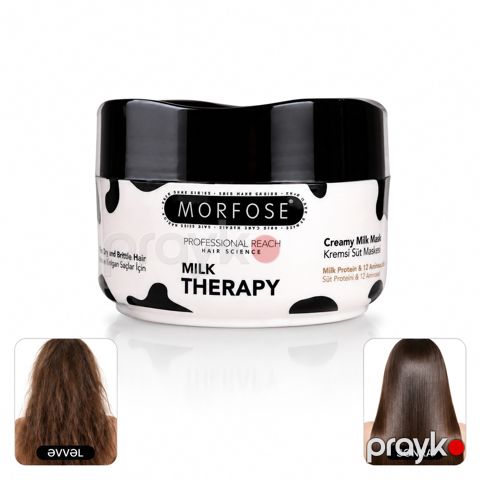 Saç maskası No Brand Milk Therapy, 500 ml, Bütün saç növləri, Bərpa, Qidalandırma, Nəmləndirici — Bakı