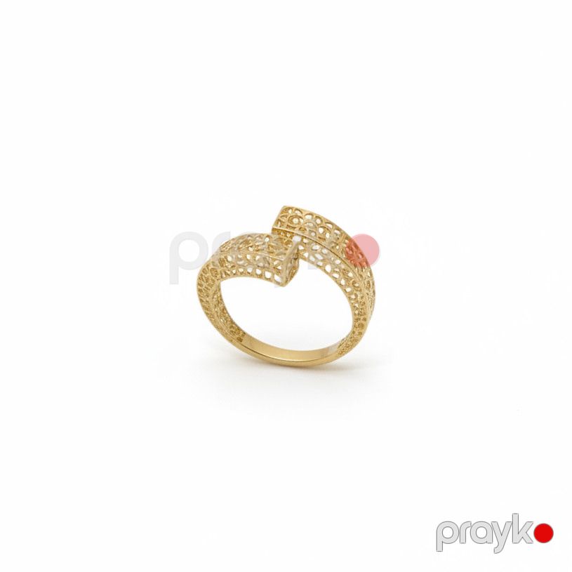 Üzük qadınlar üçün Azgold 10319, qızıl 585 əyar No Brand — Mallar, Bakı (2)