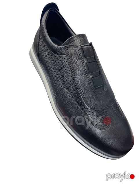 Sliponlar kişilər üçün 83968221, dəri, qara, ölçü 40 — Bakı