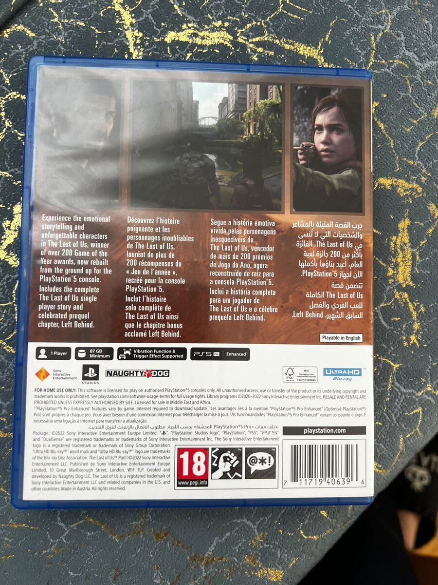 PlayStation 5 üçün The Last of Us Part 1 oyun diski — Oyunlar, konsollər və proqramlar, Bakı (2)
