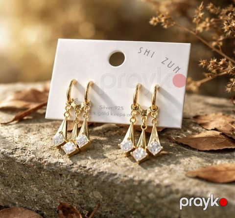 Qadın sırğası Arcanum AR013, polad, Çin - AR_Arcanum010013 — Bakı