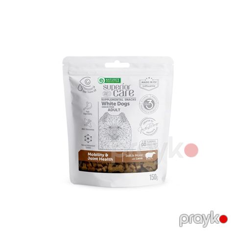 İtlər üçün məzə Nature's Protection Superior Care White Dogs Mobility & Joint Health quzu əti ilə, 150 q — Bakı