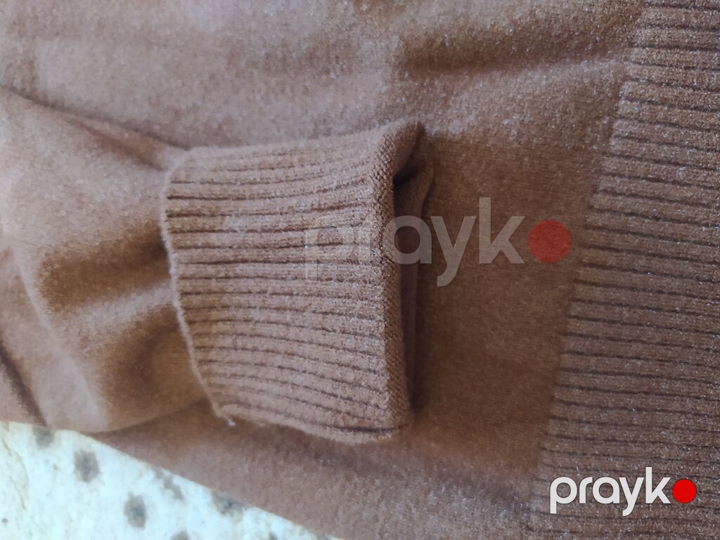 Qadın üst geyimi dəsti 1) Sarı trikotaj sviter - Rəng: isti sarı — Şəxsi əşyalar, Bakı (6)