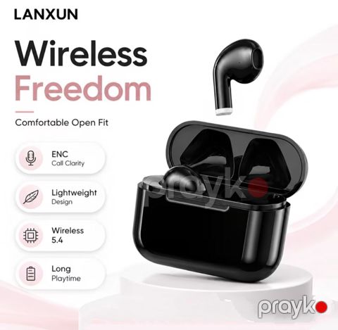 Yeni Simsiz (Bluetooth) Qulaqcıqlar, rəng - Qara — Bakı